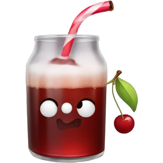 Cherry cola drink  emoji