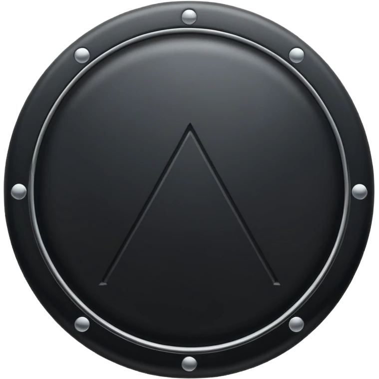 black shield emoji