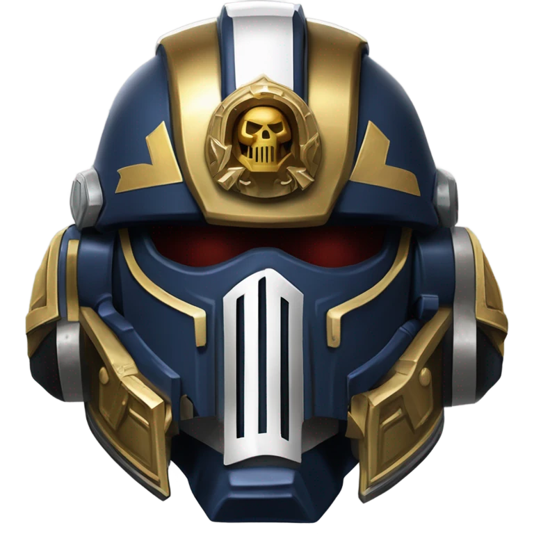 Warhammer 40K Space Marine 2 Captain Titus Helmet emoji