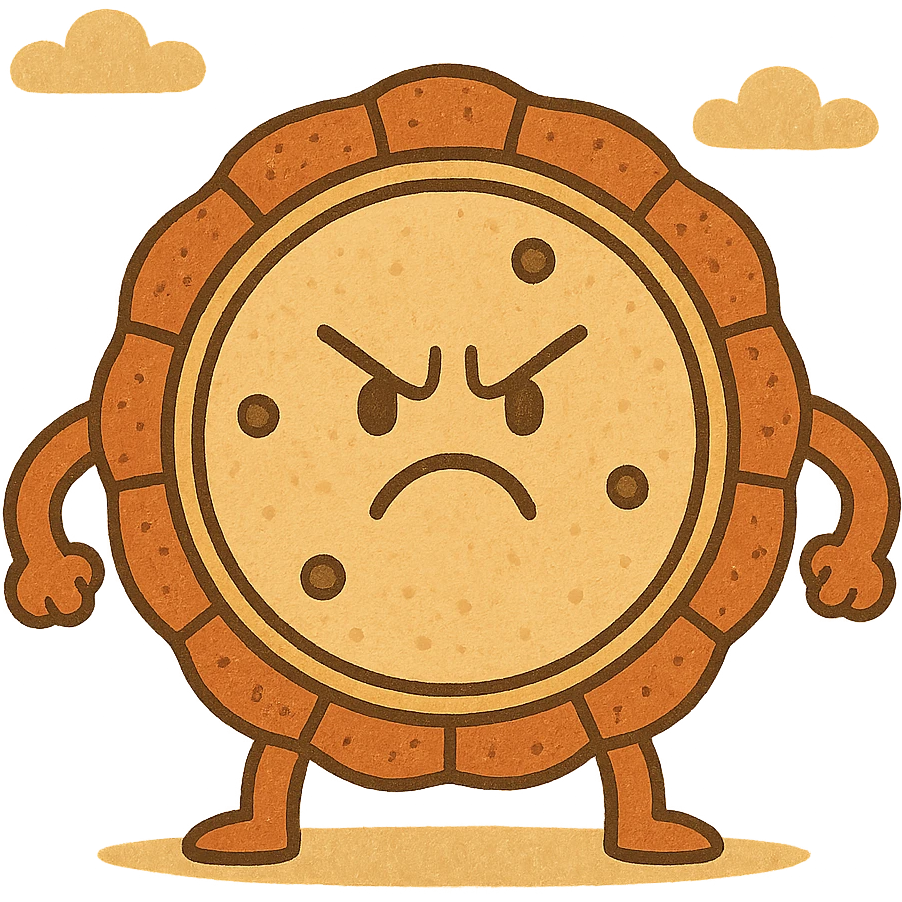 Angry armored cells emoji