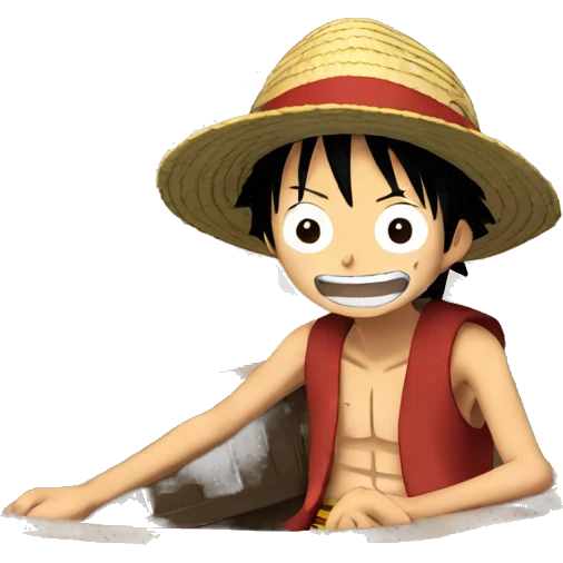 luffy in a boat emoji