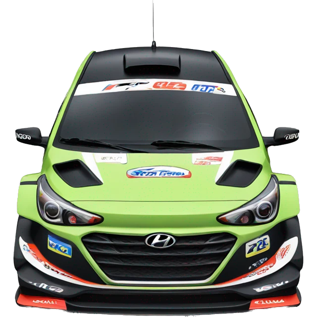 Hyundai grand i20 wrc emoji
