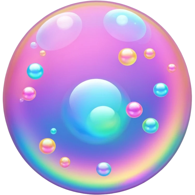 Pink volcano of Bubble emoji