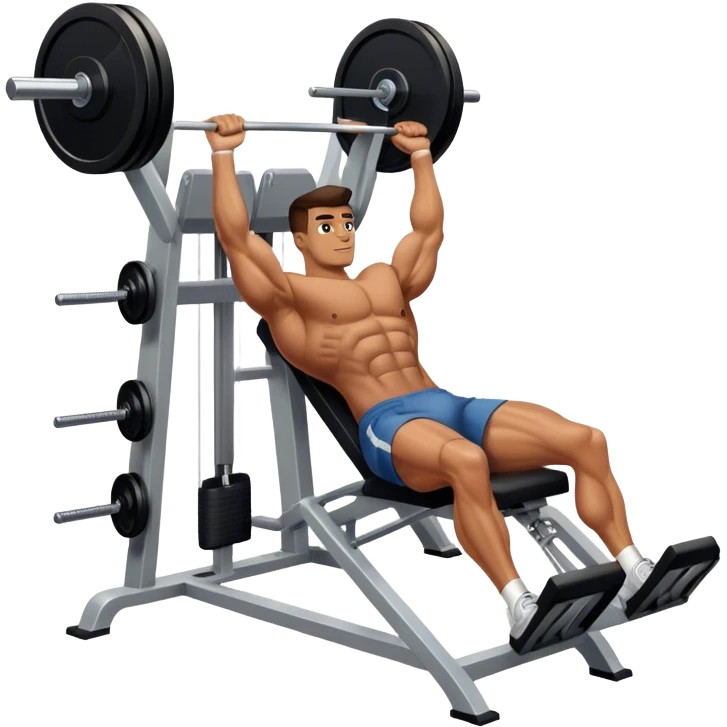 guy how to use a leg press machine emoji