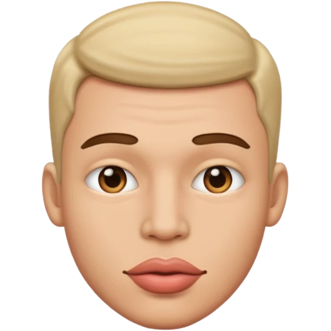 Male with big lips  emoji