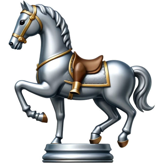 A knight chess piece horse emoji