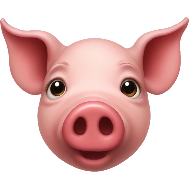 pig heart and nose emoji