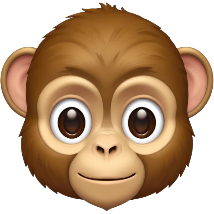 handsome monkey emoji