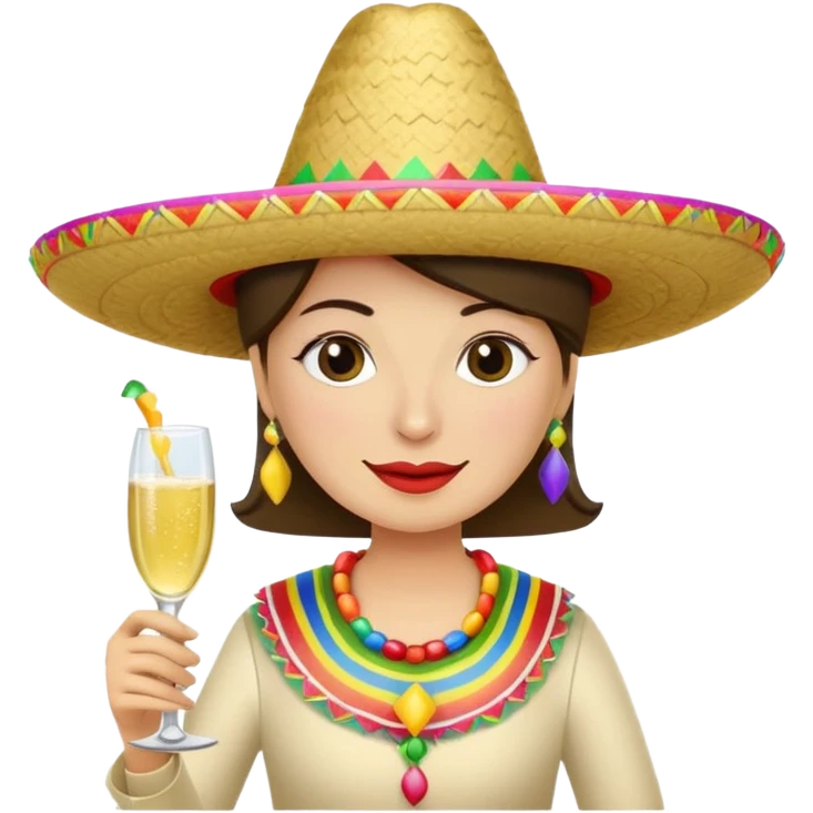 Sombrero at fajitas party emoji