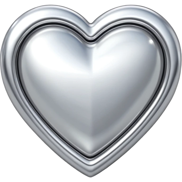 Chrome heart emoji