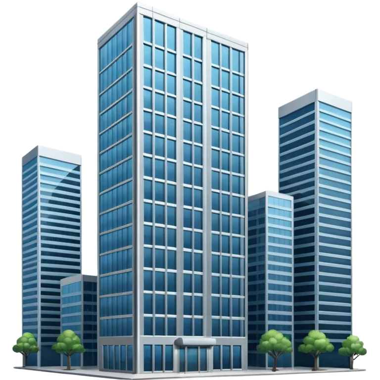 tall glass office building emoji