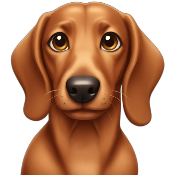 Sausage dog emoji