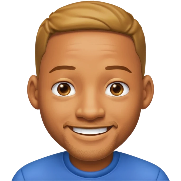 will smith with no beard 2d emoji emoji