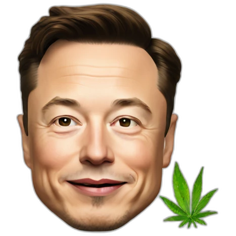 Elon musk weed emoji