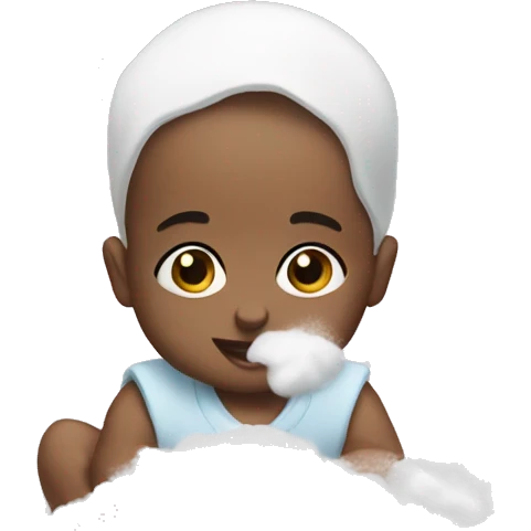 Baby powder emoji
