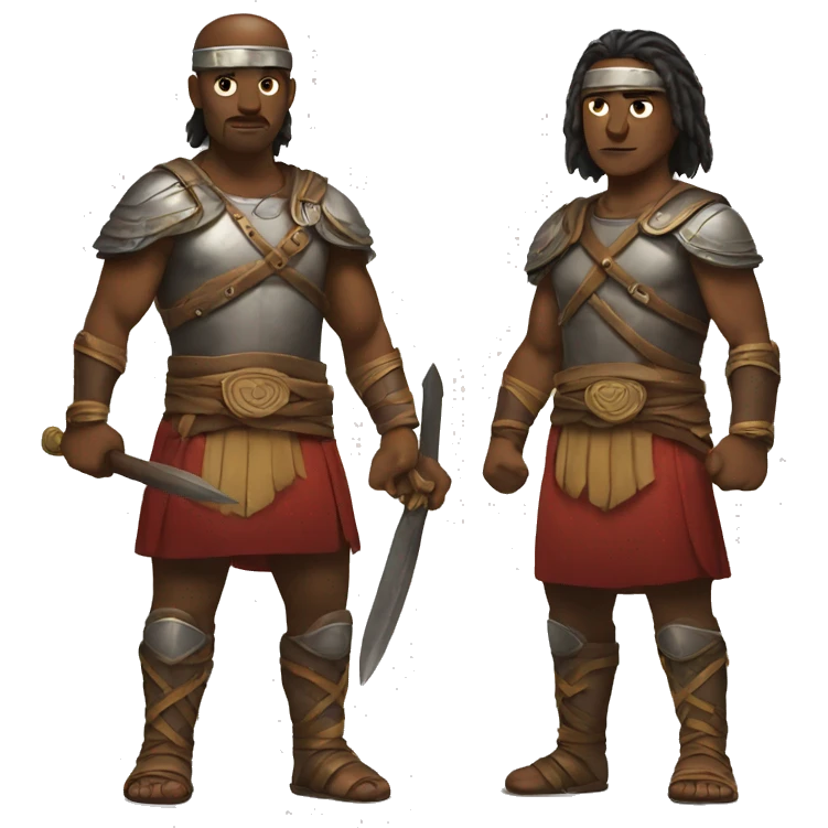 Two warriors  emoji