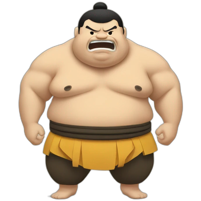 Sumo fight emoji
