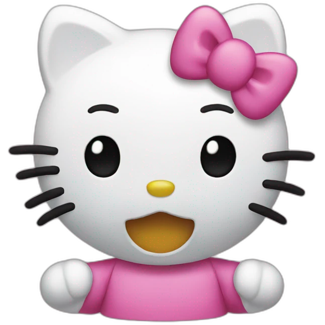 Hello kitty emoji