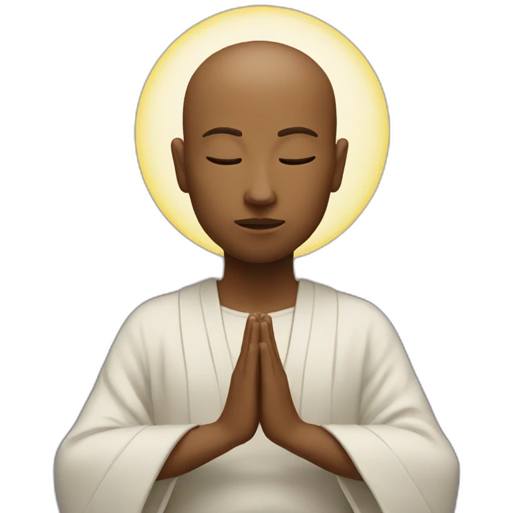 meditate awaken emoji