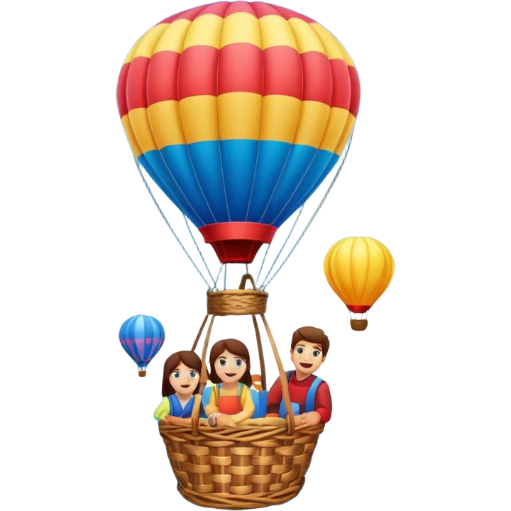 Passeio de balao emoji