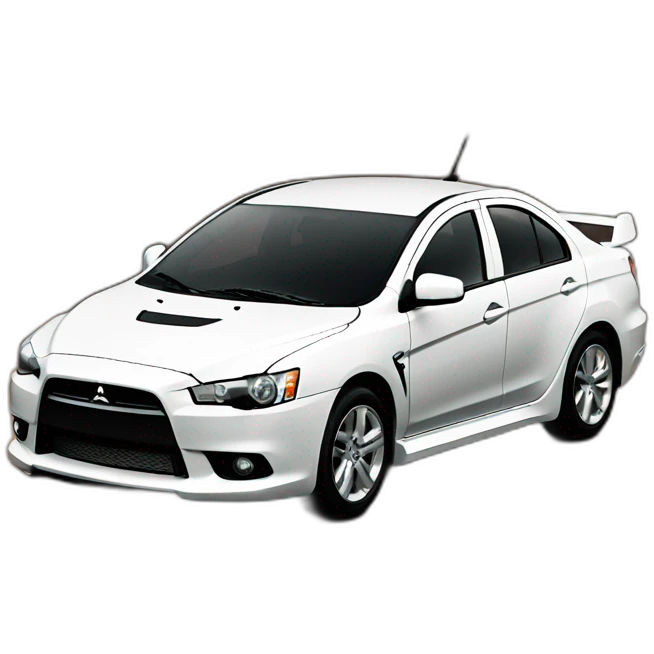 Mitsubishi Lancer x emoji