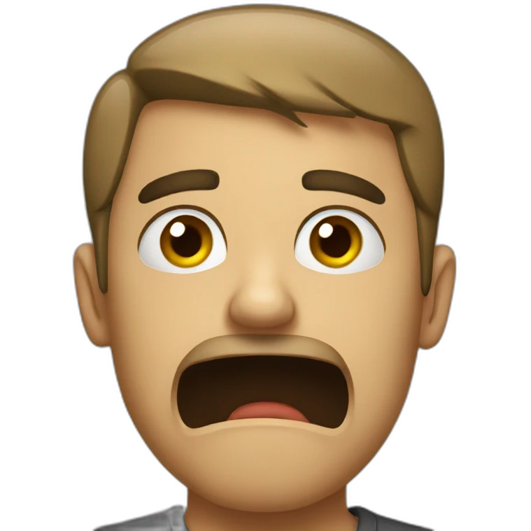 disgusted emoji