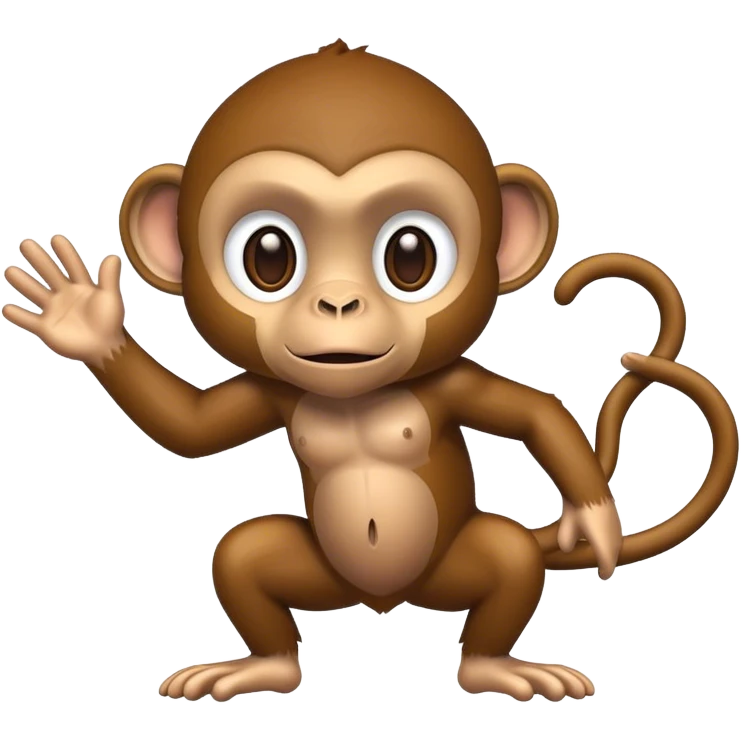 Monkey stealing  emoji