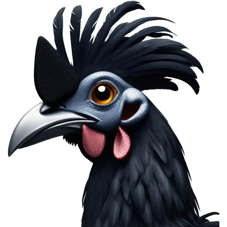 Black roosters  emoji