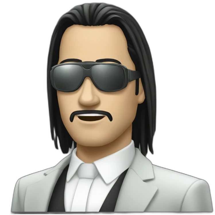 Neo from matrix emoji