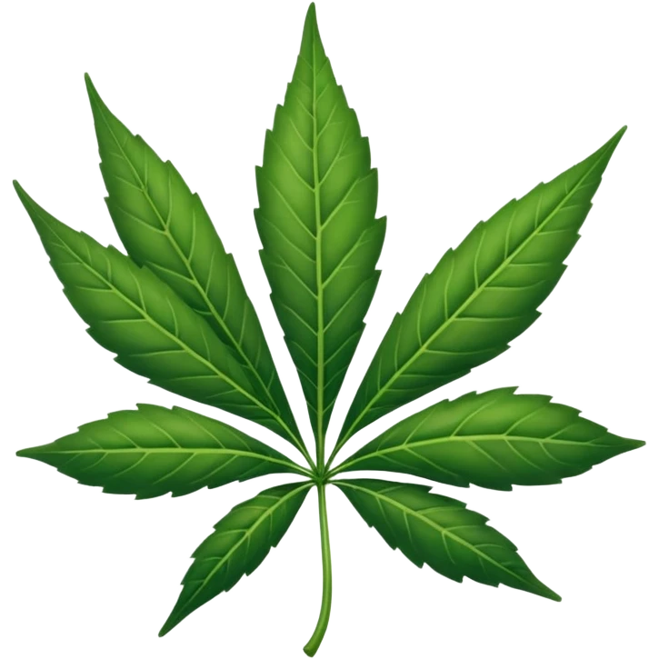 Tweaking pot leaf emoji