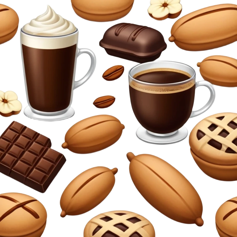 Çikolatalı dondurma emoji