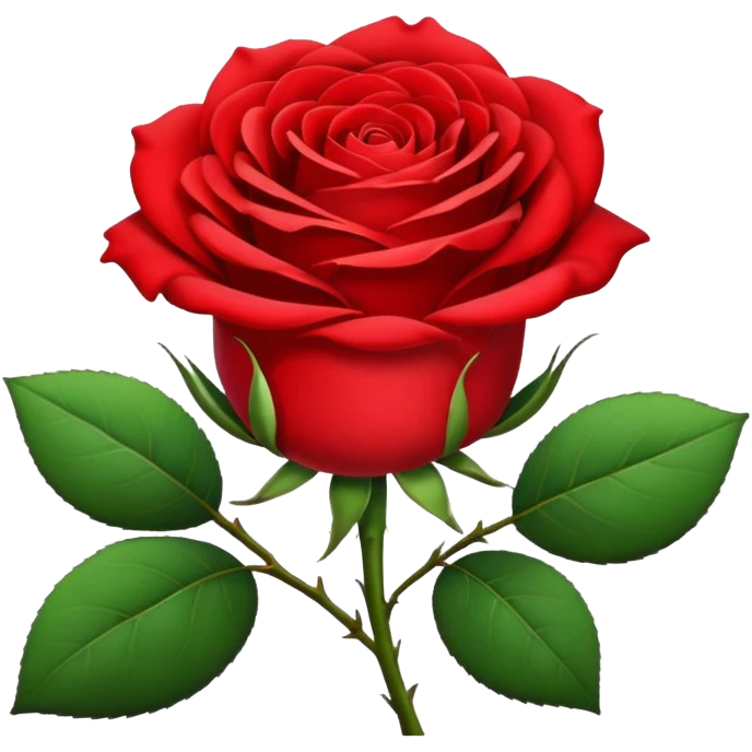 red rose emoji