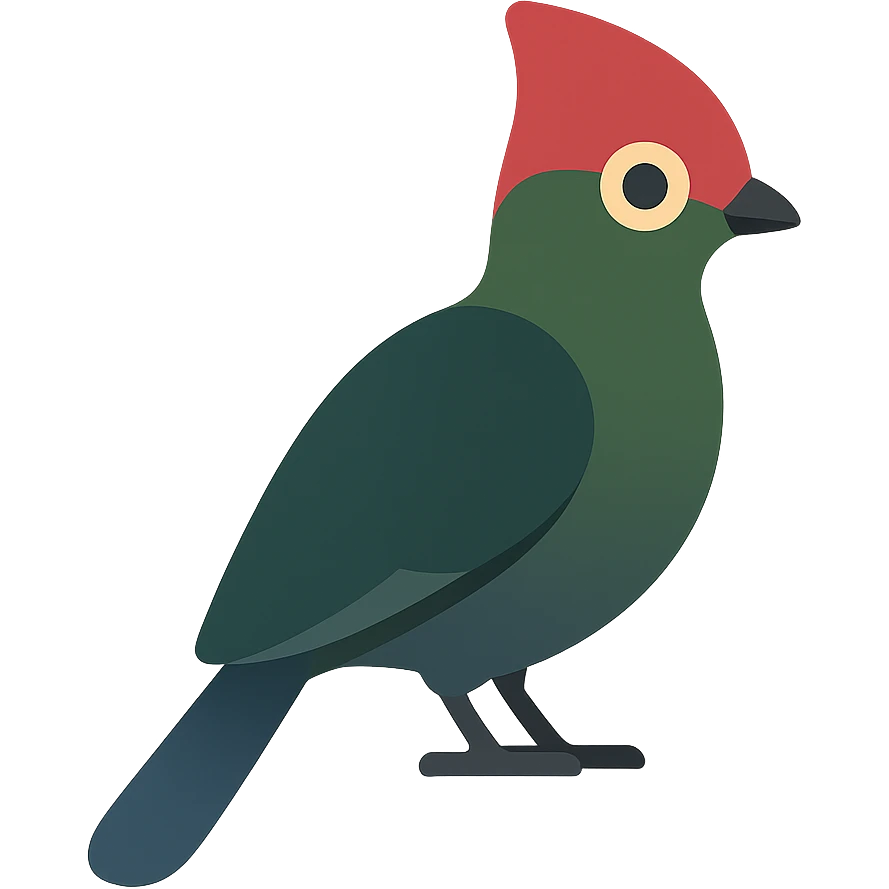 red-crested turaco emoji