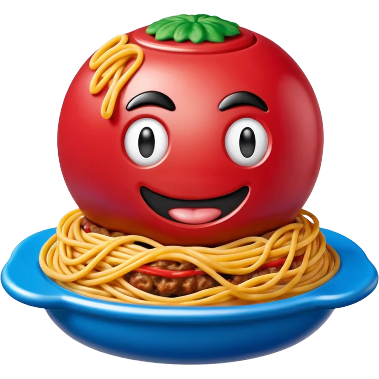  jeff koons SPAM meatball spaghetti sculpture  emoji
