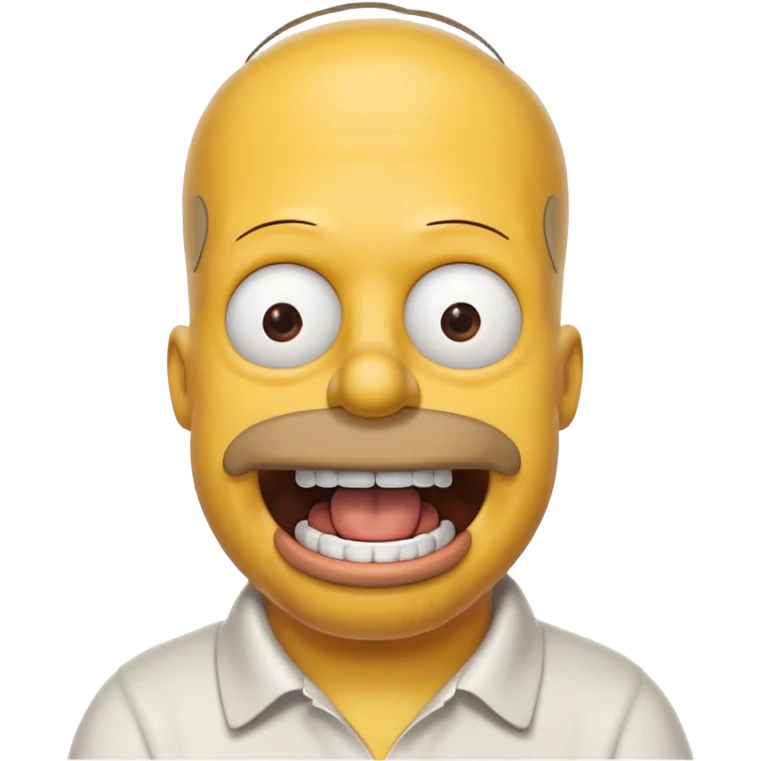 Homero Simpson babeando emoji