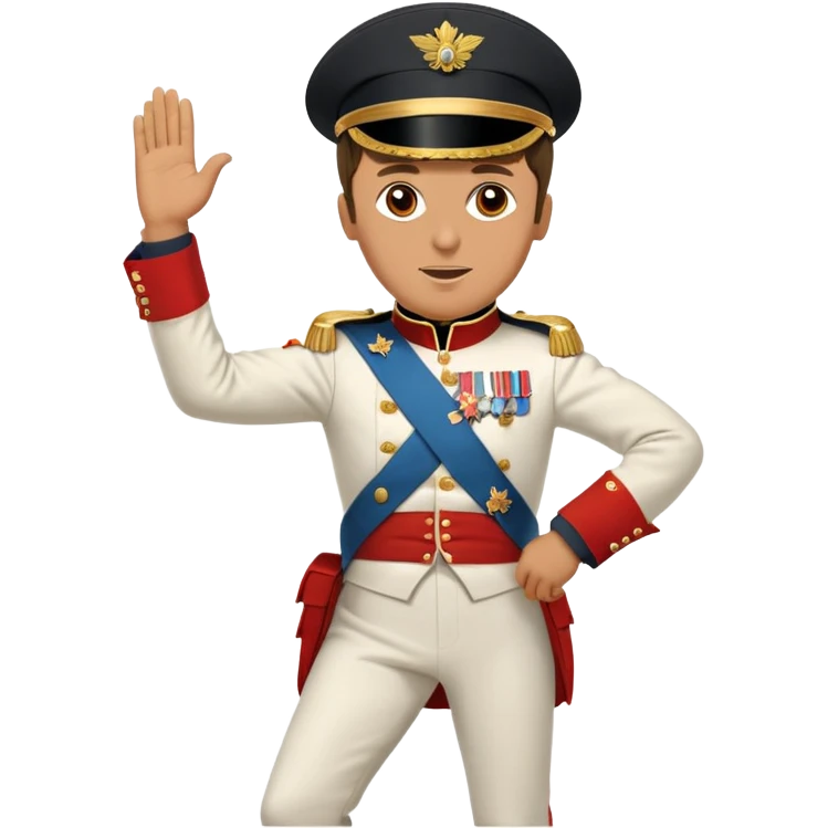 Napoleon Bonaparte dancing the Macarena emoji