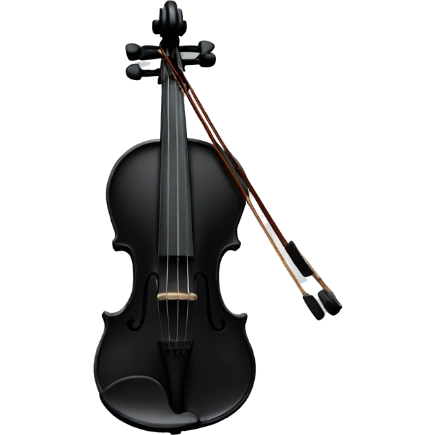 black violin  emoji