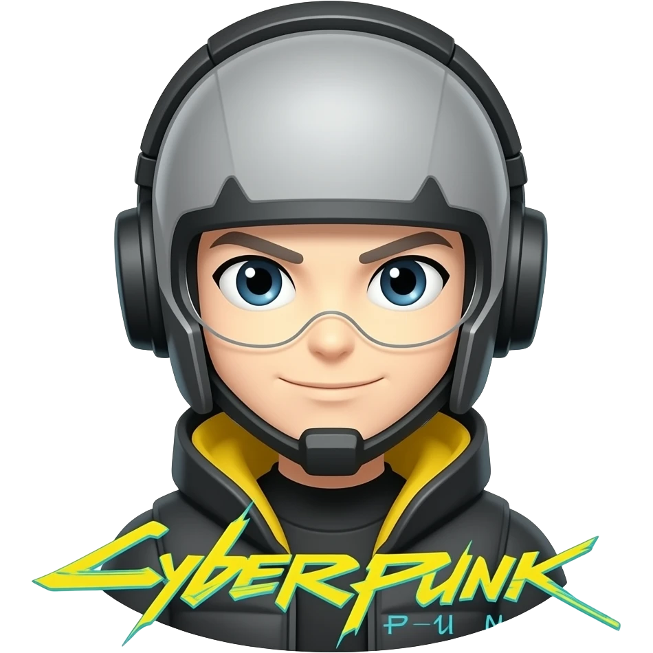 Logo de la serie ciberpunk edgerrruners emoji