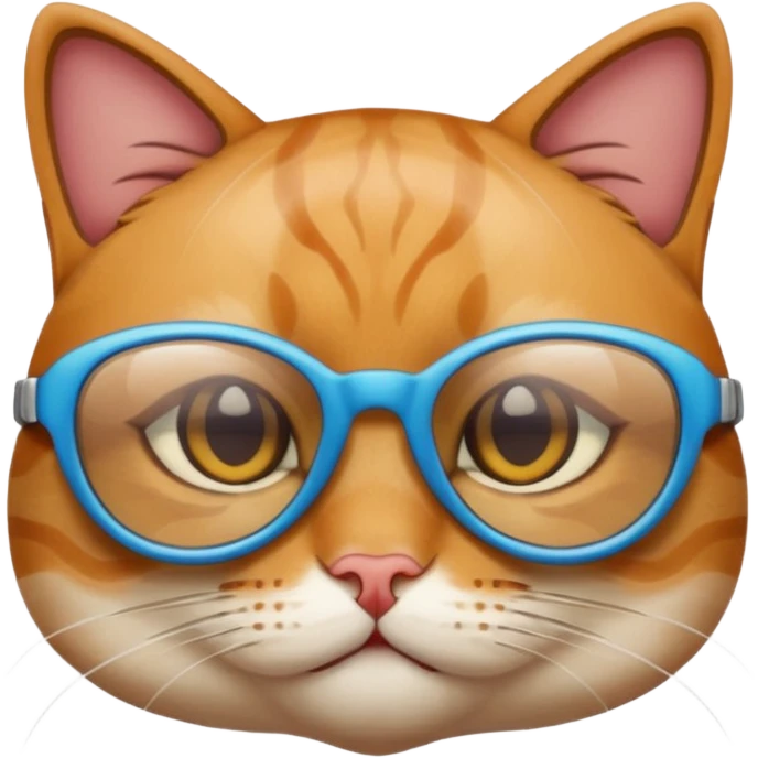 Cat wearing cooling glass 😎😺 emoji