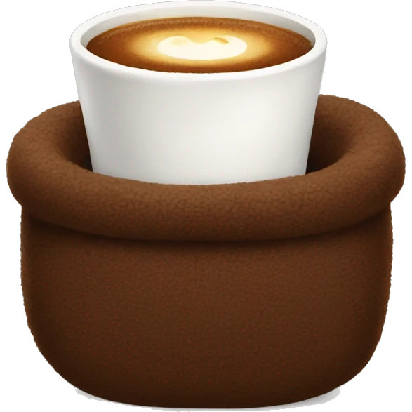 Cozy coffee emoji