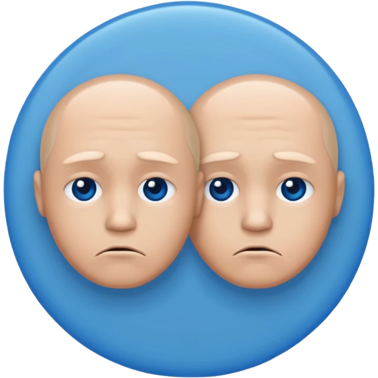 😞+😞+🔵 emoji