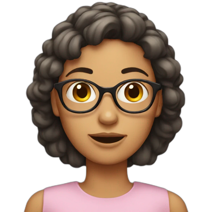 weird woman emoji