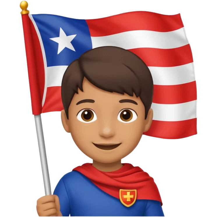 Flag Bearer kid emoji
