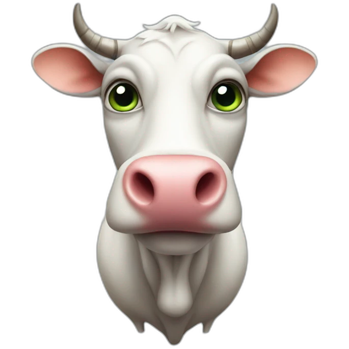 an alien cow emoji