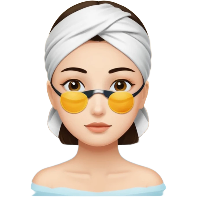 eye patches spa under eyes emoji
