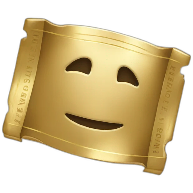 golden ticket emoji
