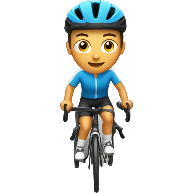cyclist top view, top shot emoji