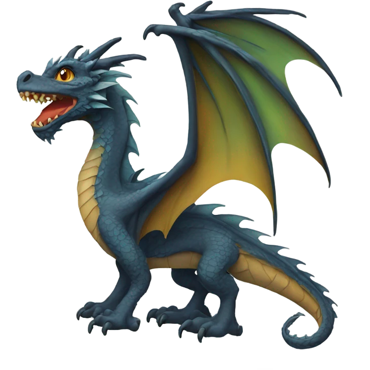 Fourth wing dragon  emoji
