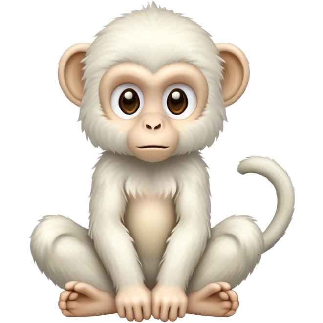 White monkey emoji