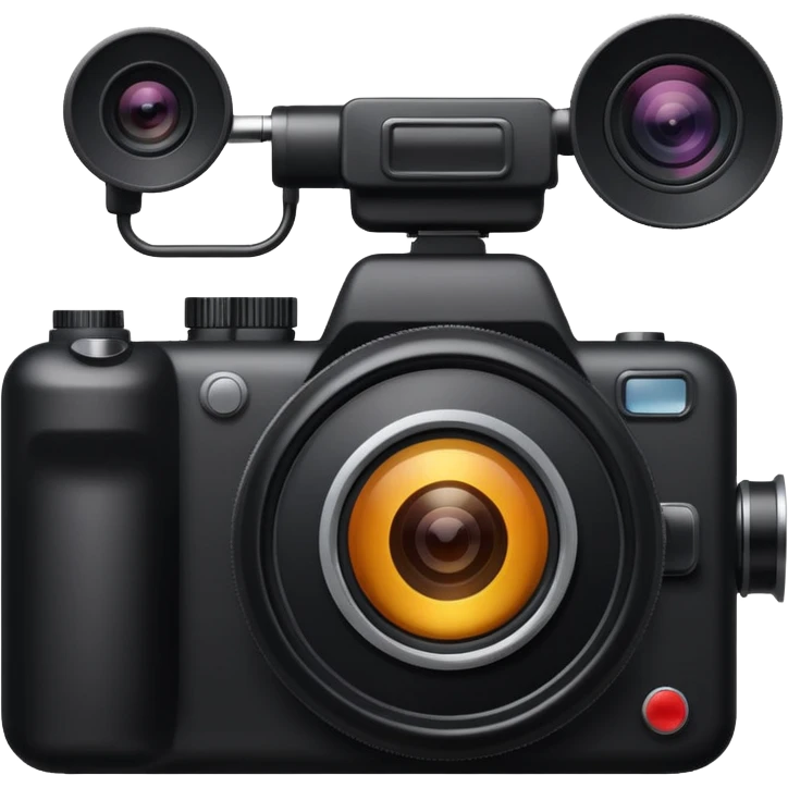 Appareil photo noir  emoji